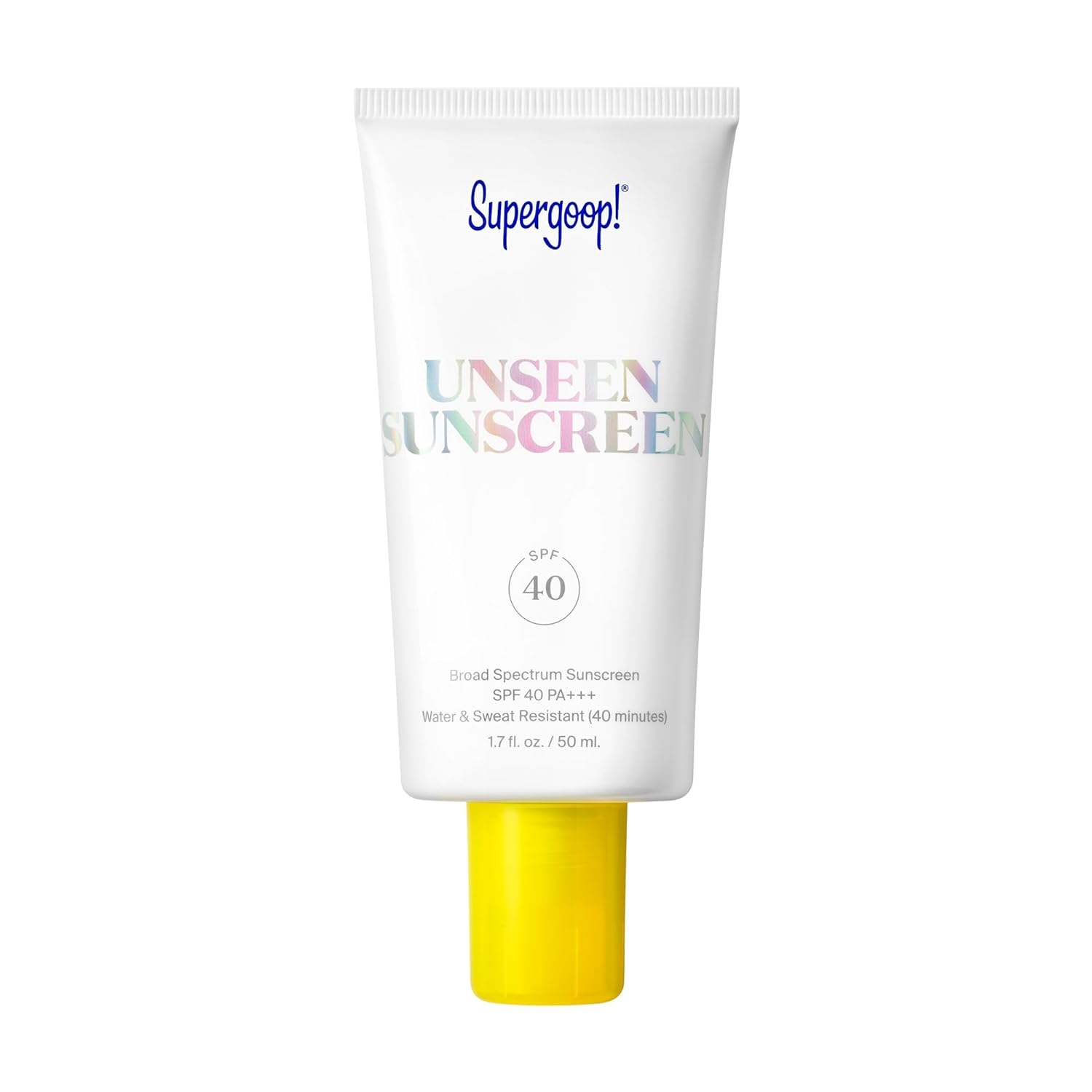 GAME-CHANGING SUNSCREEN - Our most popular SPF, Unseen Sunscreen is a totally invisible, weightless, scentless formula that provides oil-free sunscreen protection for all skin types, tones, & lifestyles.
COMPREHENSIVE PROTECTION - This feel-good, antioxidant-rich facial sunscreen helps filter blue light (skin-damaging light emitted from your phone, computer, & tablet), UVA, UVB & IRA rays.
A SUPER-POWERED PRIMER - The unique oil-free formula glides onto skin, providing shine control & leaving a velvety, makeup-gripping finish. Apply generously and evenly as the last step in your skincare routine and before makeup.
NOURISH & PROTECT SKIN - Our oxybenzone- & octinoxate-free everyday sunscreen includes clean, powerful ingredients like soothing frankincense & hydrating meadowfoam seed that nourish & protect your skin.
GREAT FOR GUYS - This beard-friendly, broad spectrum sunscreen’s clear texture truly feels like nothing.