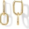 PAVOI 14K Gold Convertible Link Earrings for Women